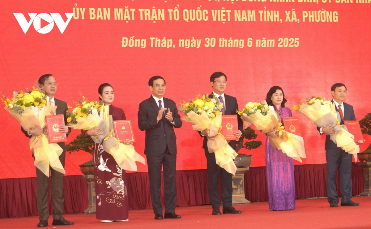 Chỉ định Ban Thường vụ, Ban Chấp hành Đảng bộ tỉnh Đồng Tháp sau sáp nhập